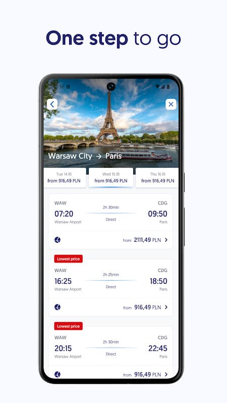LOT - flight tickets, check-in screenshot 5