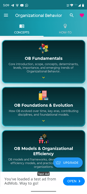 Organizational Behavior screenshot 1