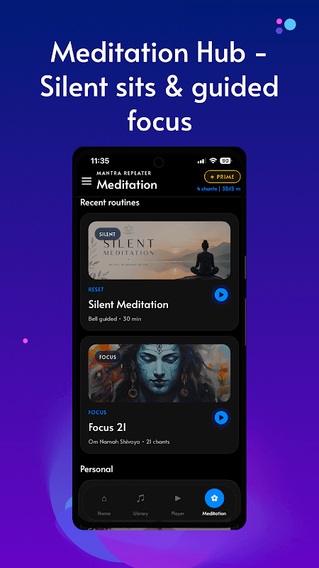 Mantra Repeater : Chant Own Mantra in A Loop screenshot 5