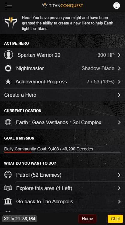 Titan Conquest RPG screenshot 1