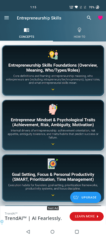 Entrepreneurship Skills screenshot 1