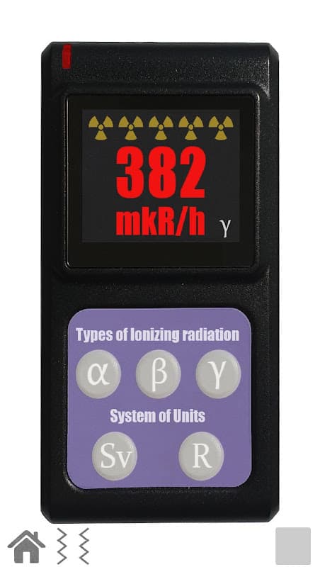 Radiation dosimeter simulator screenshot 3