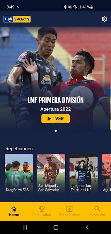Tigo Sports TV El Salvador screenshot 1