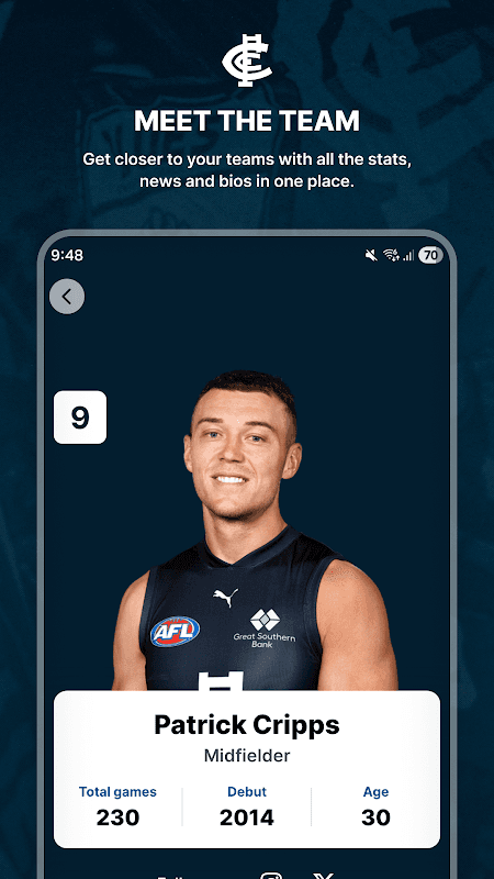Carlton Official App screenshot 3