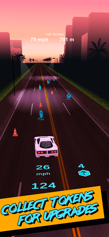 Turbo 84 - Retro Arcade Racing screenshot 5