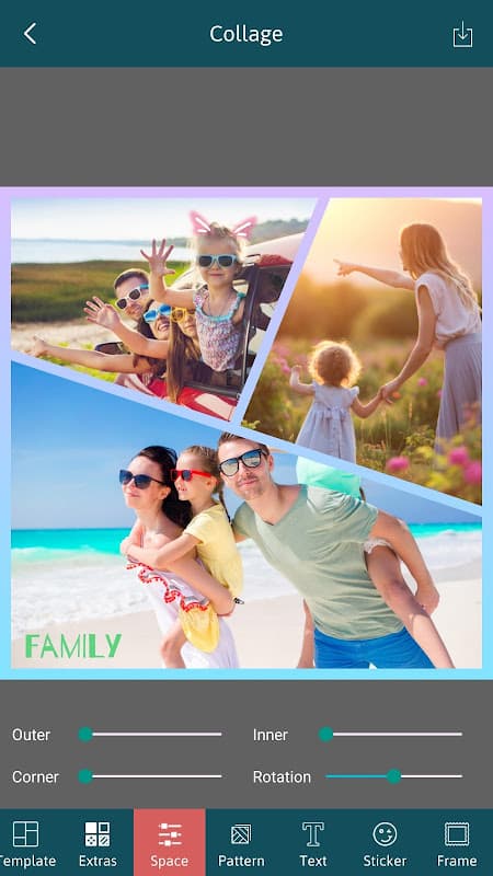 FotoGrid: Collage & Frames screenshot 1