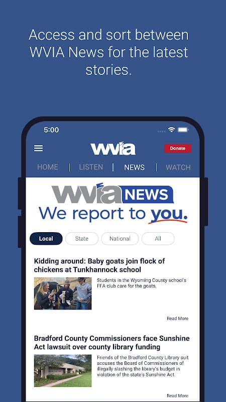 WVIA Public Media App screenshot 4