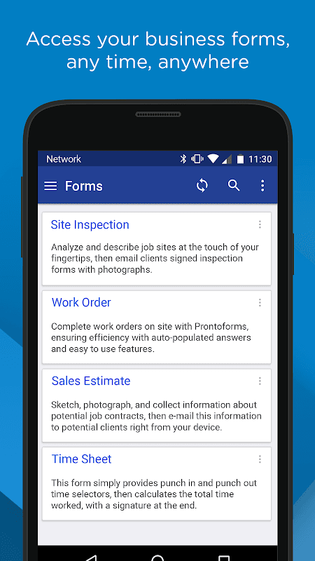 ProntoForms - Mobile Forms screenshot 1
