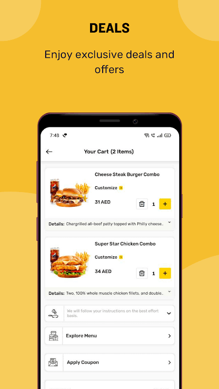 Hardee's UAE-Order fast food online for Delivery! screenshot 6