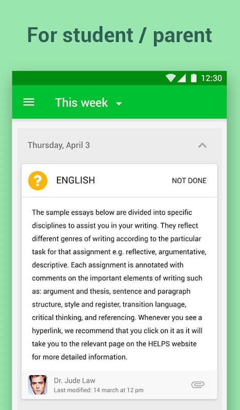 eSchool Agenda screenshot 4