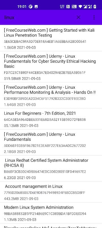 Torrent-Search screenshot 1