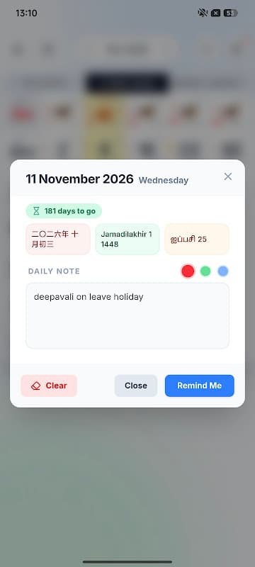 Malaysia Calendar 2026 Lite screenshot 5