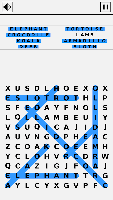 Simple Word Search screenshot 1