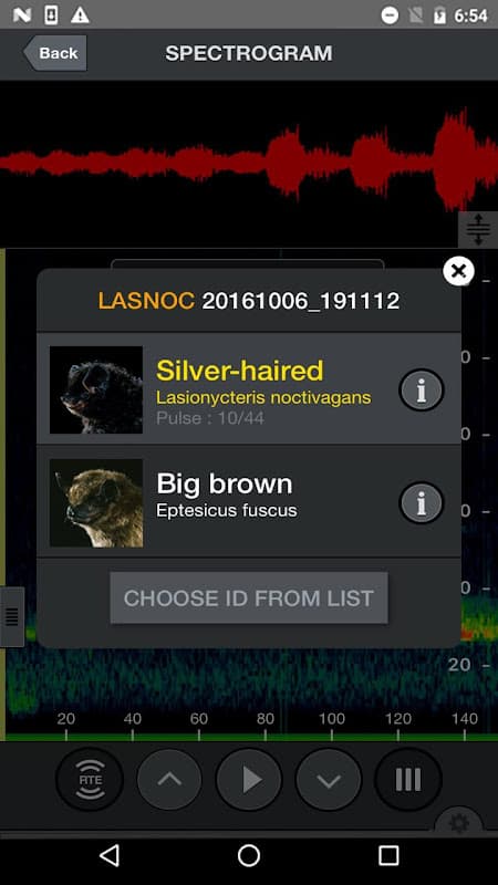 Echo Meter Touch Bat Detector screenshot 1