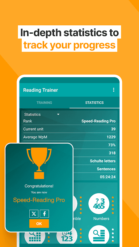 Reading Trainer: Speed Reading screenshot 6