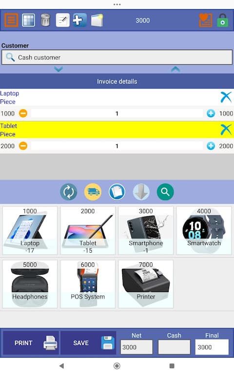 Golden Point of Sale screenshot 3