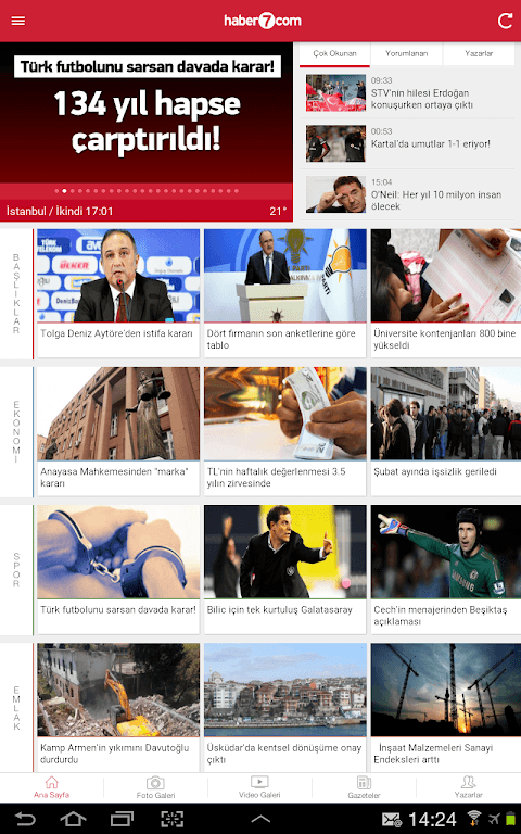 Haber 7 - Son Dakika Haberler ve Gazete Manşetleri screenshot 6