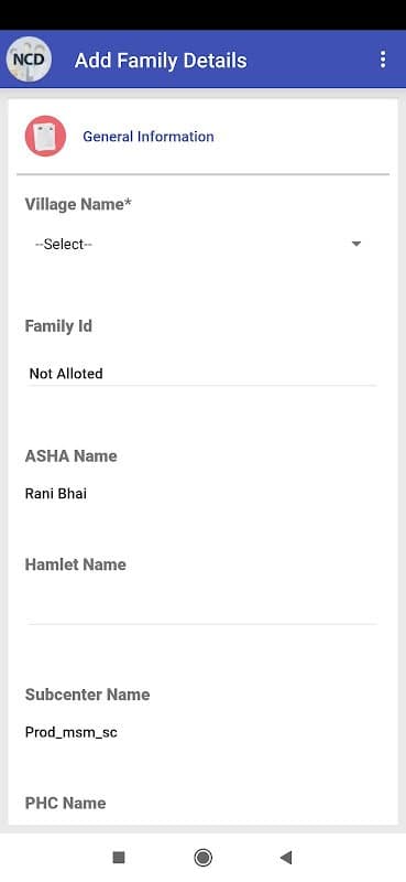 National NCD App screenshot 3