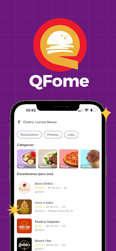 QFome App - Delivery de Comida screenshot 1