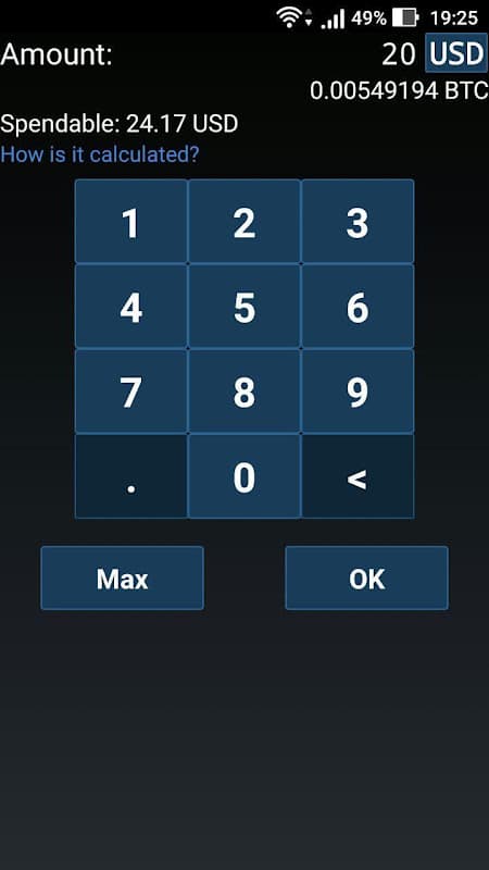 Mycelium Bitcoin Wallet screenshot 3