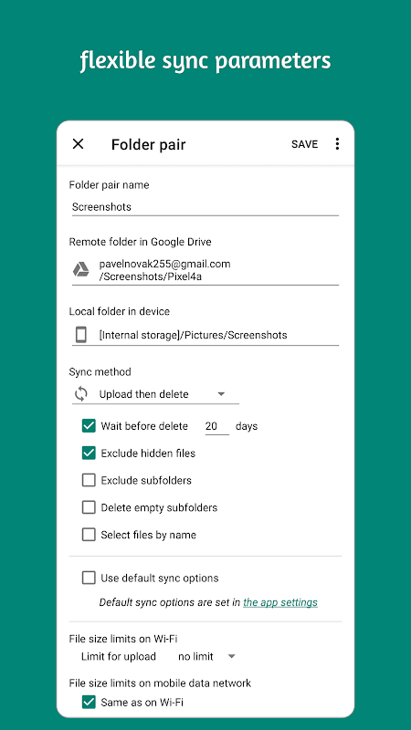 Autosync - File Sync & Backup screenshot 5