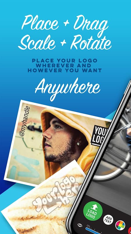 LogoLicious Add Your Logo App screenshot 2
