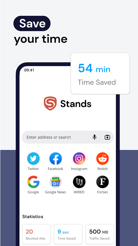 Ad blocker browser for Android screenshot 4