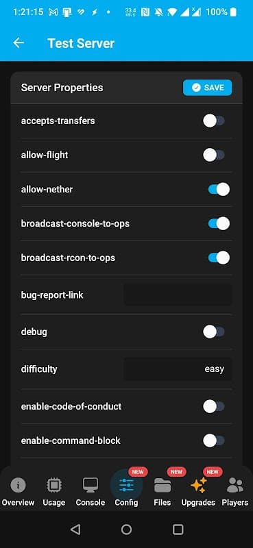 FreeMcServer.net screenshot 6