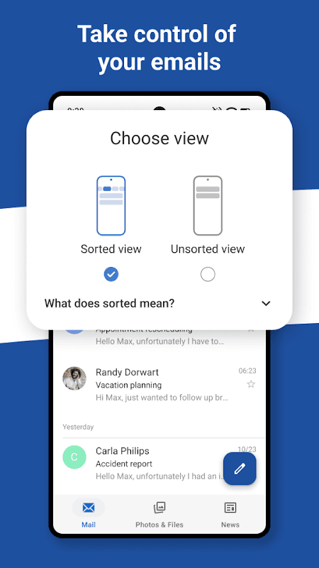 GMX - Mail & Cloud screenshot 2