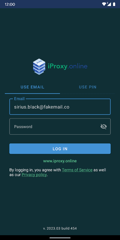 iProxy – Mobile Proxies screenshot 1