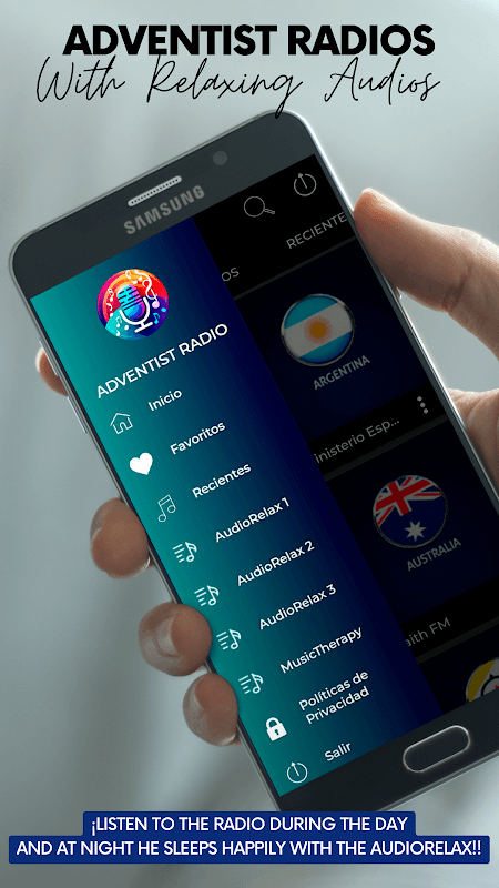 Seventh Day Adventist Radio app World Radio +100 screenshot 1