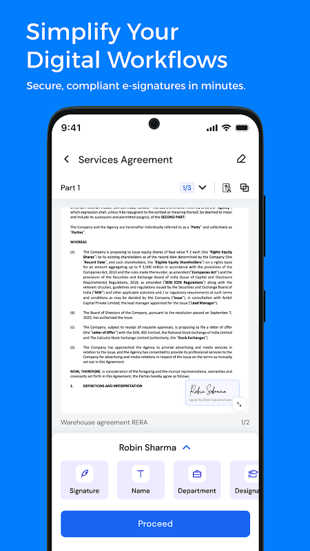 emSigner screenshot 1