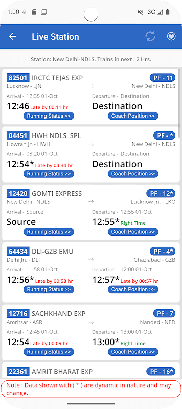 National Train Enquiry System screenshot 5