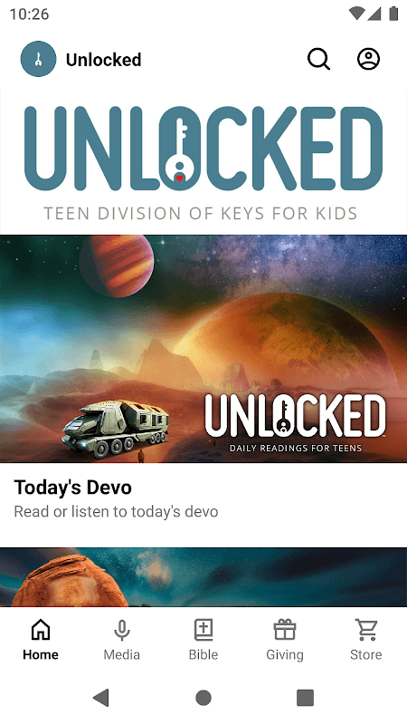 Unlocked - Teen Devotional screenshot 1