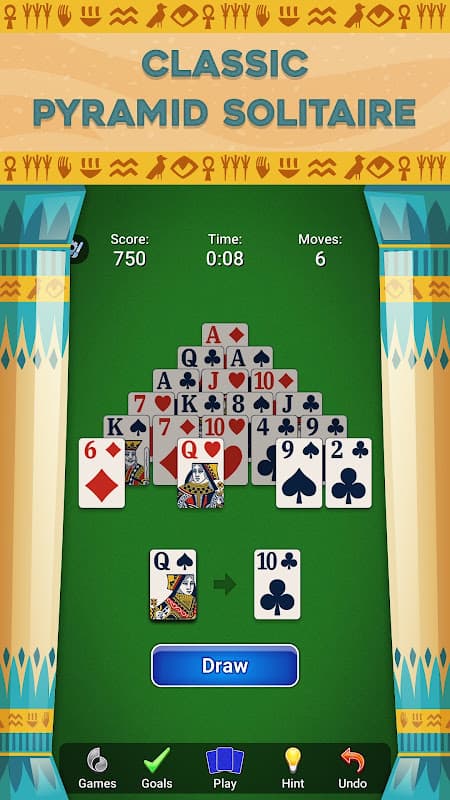 Pyramid Solitaire - Card Games screenshot 3