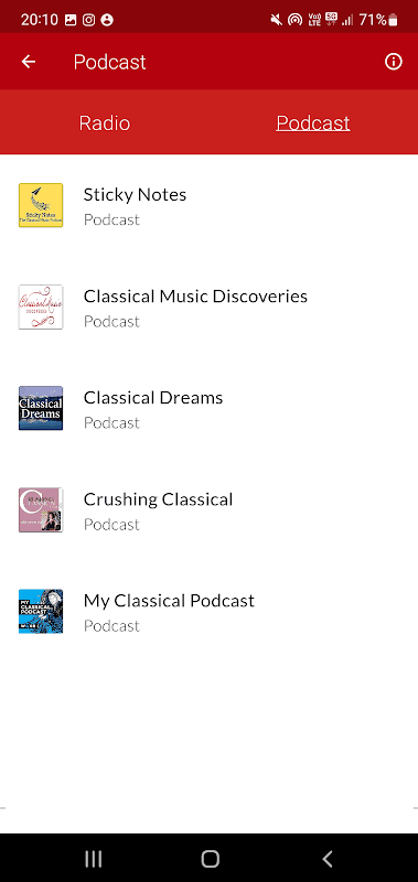 Radio Classic FM screenshot 2