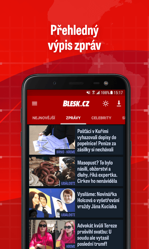 Blesk: zprávy, celebrity, spor screenshot 4