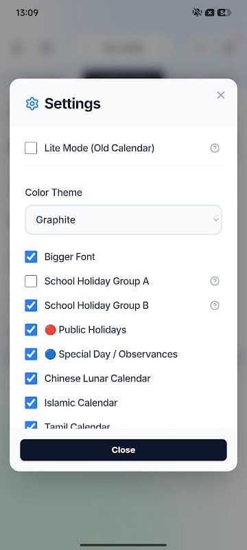 Malaysia Calendar 2026 Lite screenshot 3