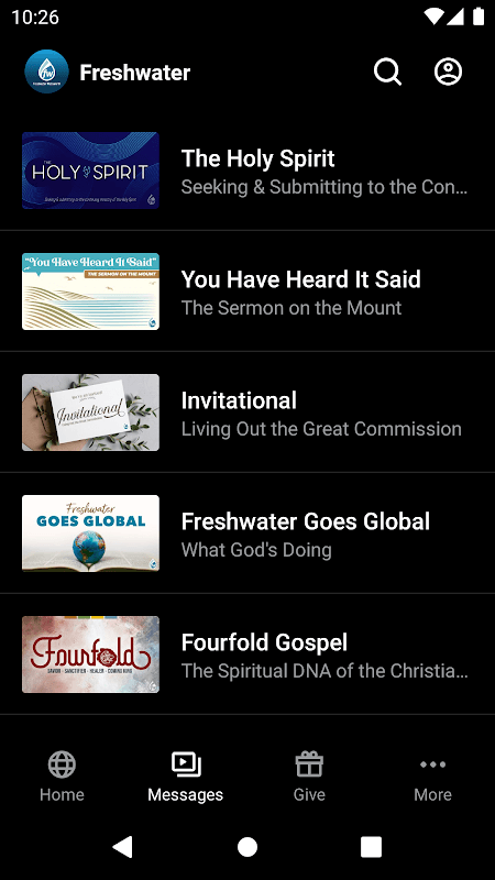 Freshwater Church Wadsworth screenshot 2
