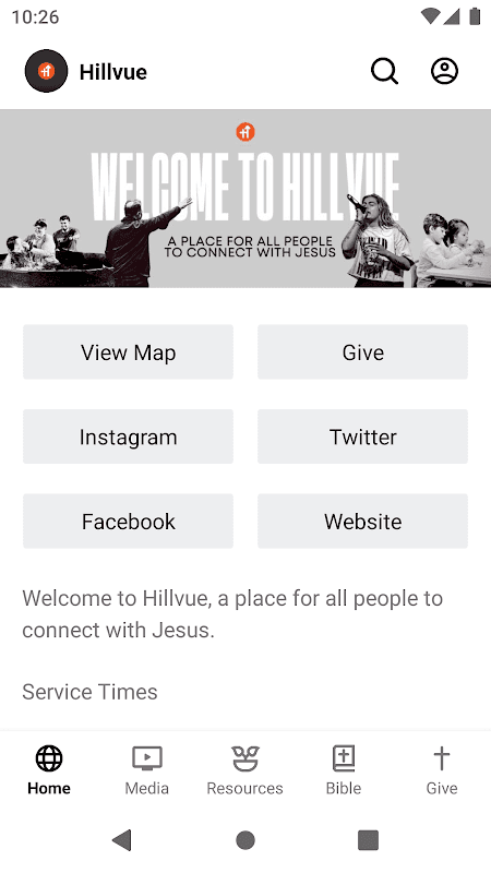 Hillvue Heights Church screenshot 1