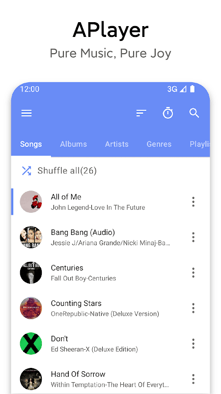 APlayer: Music with Lyrics screenshot 1