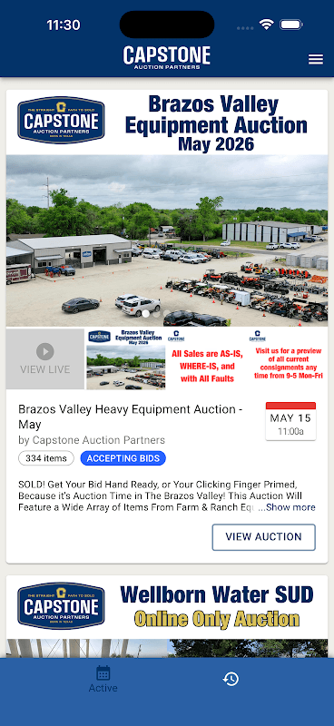 Capstone Auction Partners screenshot 1