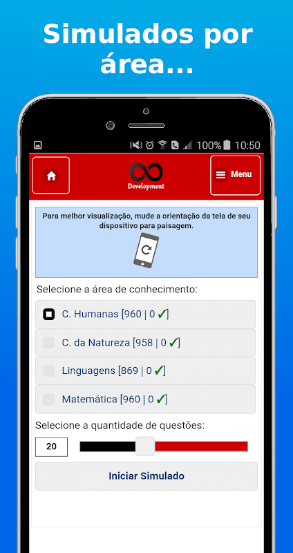 Prepara: Encceja Simulado 2026 screenshot 5