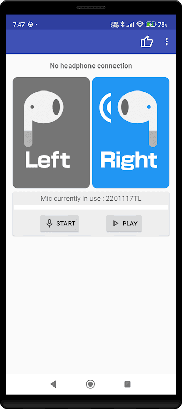 Headphone Left Right Mic Test screenshot 2