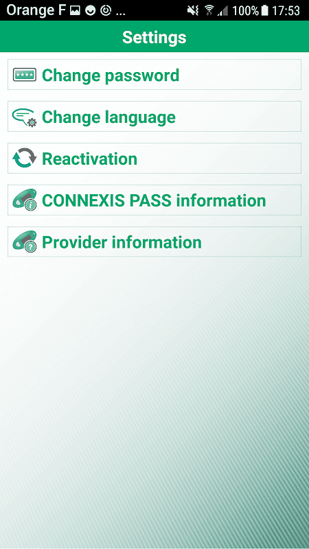 Connexis Pass screenshot 2