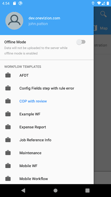 FieldVizion UAT screenshot 4