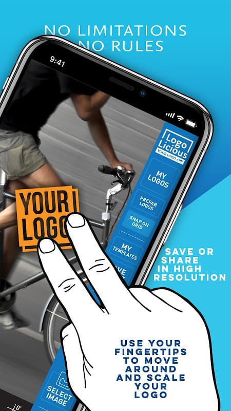 LogoLicious Add Your Logo App screenshot 3