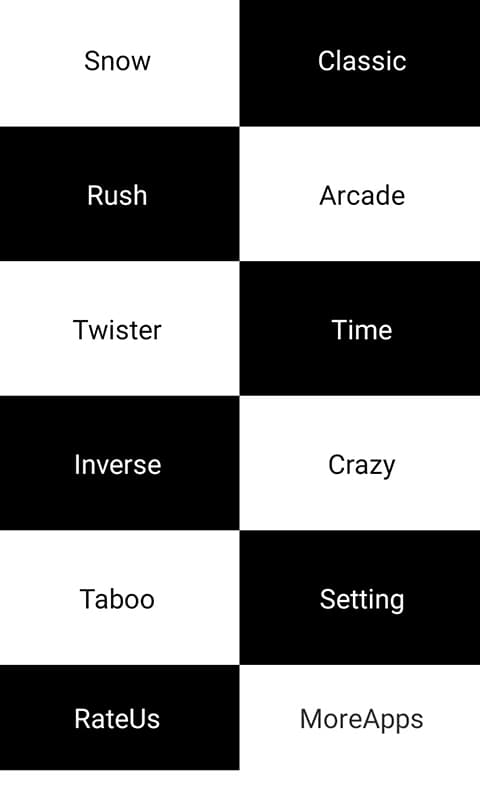 Tap Black Musical Tiles screenshot 2