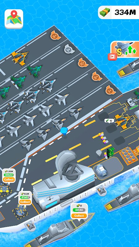 Idle Aircraft Carrier screenshot 5