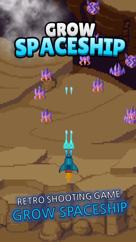 Grow Spaceship : Idle Shooting screenshot 1